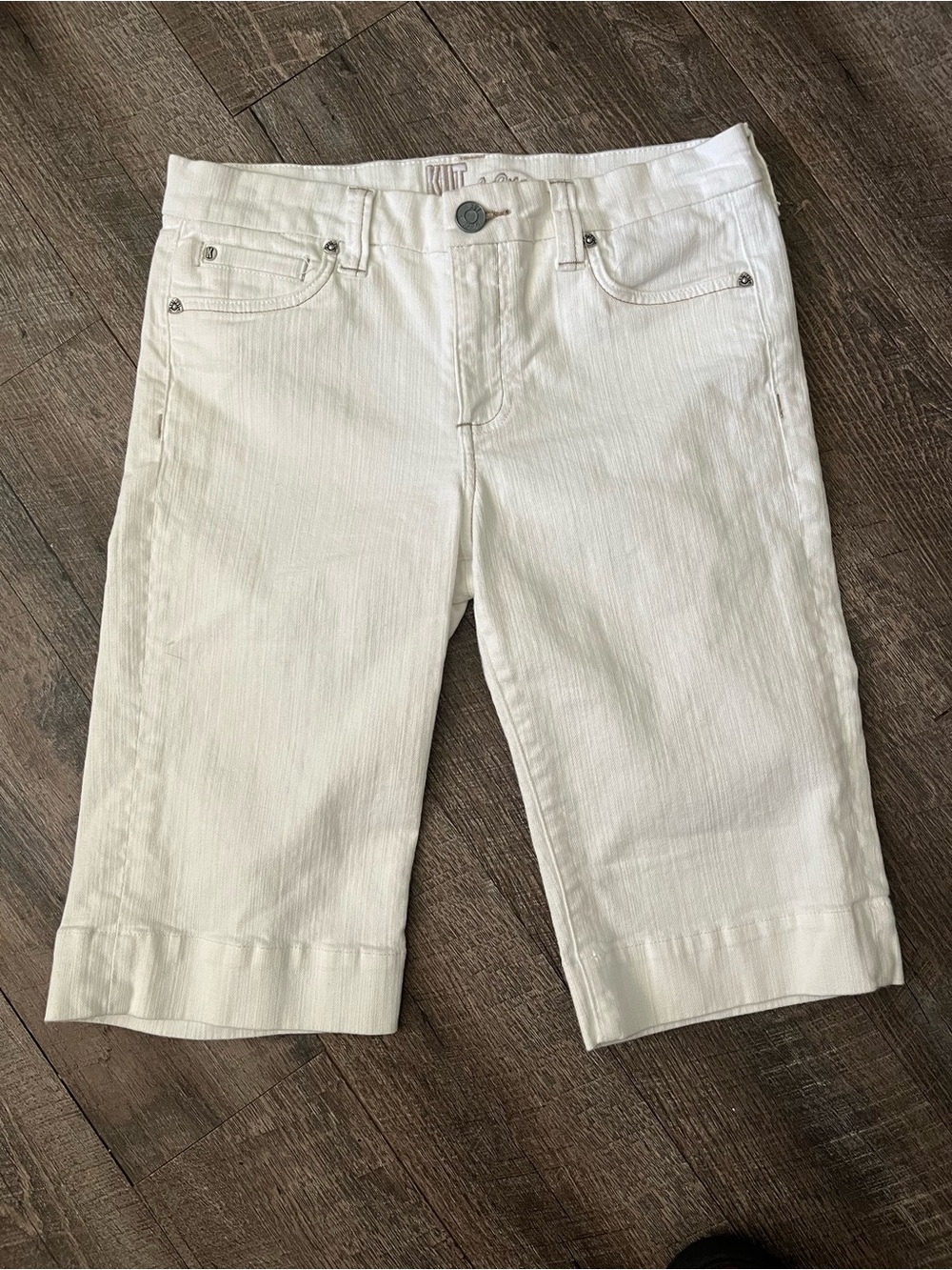 Kut from the Kloth Cream Women's Shorts
